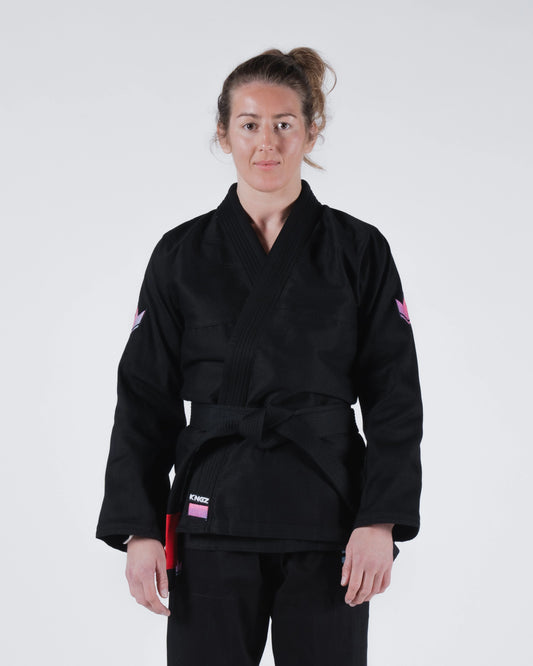 Kingz Empowered Women's Jiu Jitsu Gi - Schwarz