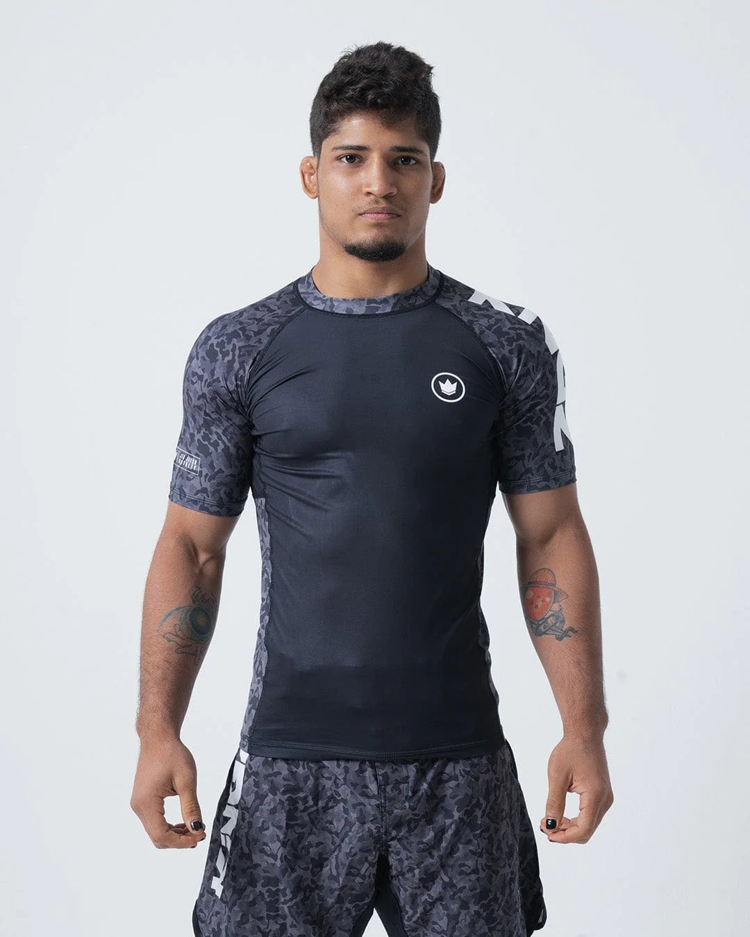 Kingz Night Camo S/S Rashguard - FIGHTWEAR