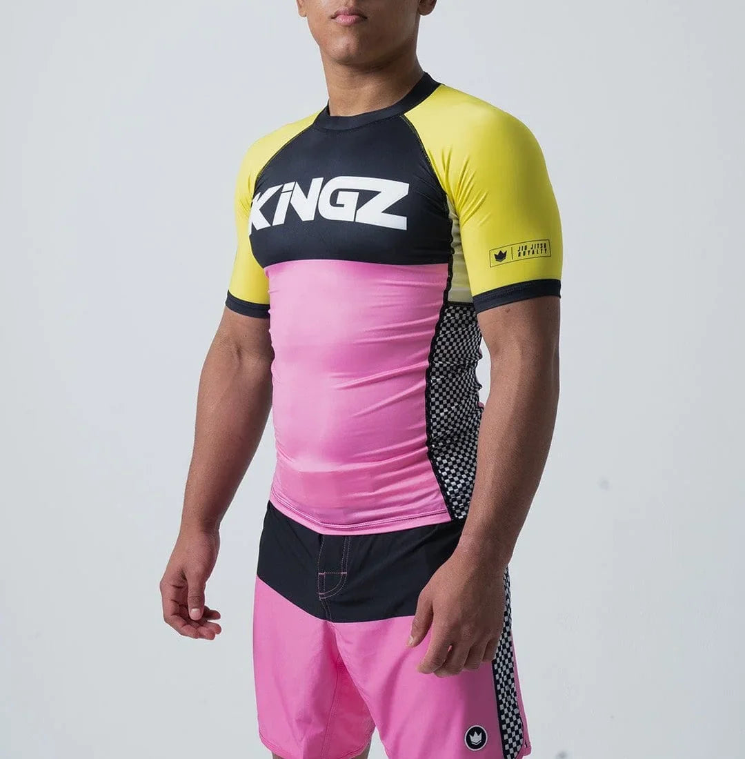 Kingz Retro S/S Rashguard - FIGHTWEAR