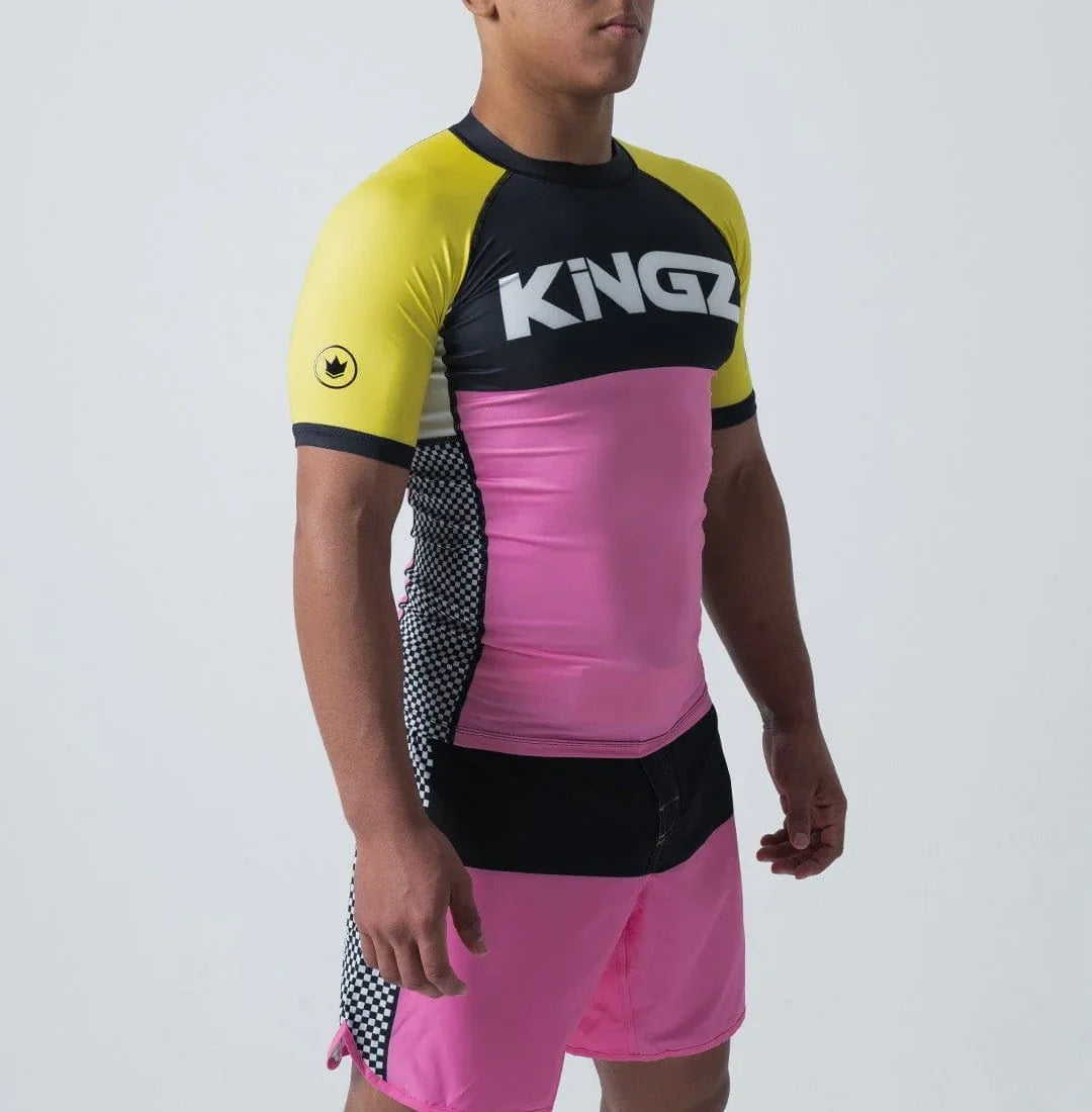 Kingz Retro S/S Rashguard - FIGHTWEAR