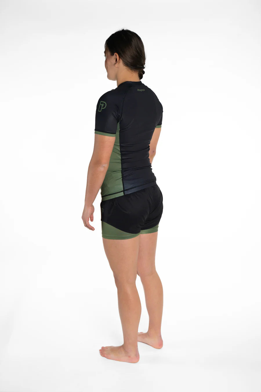 Progress Academy + Short hybride noir pour femme