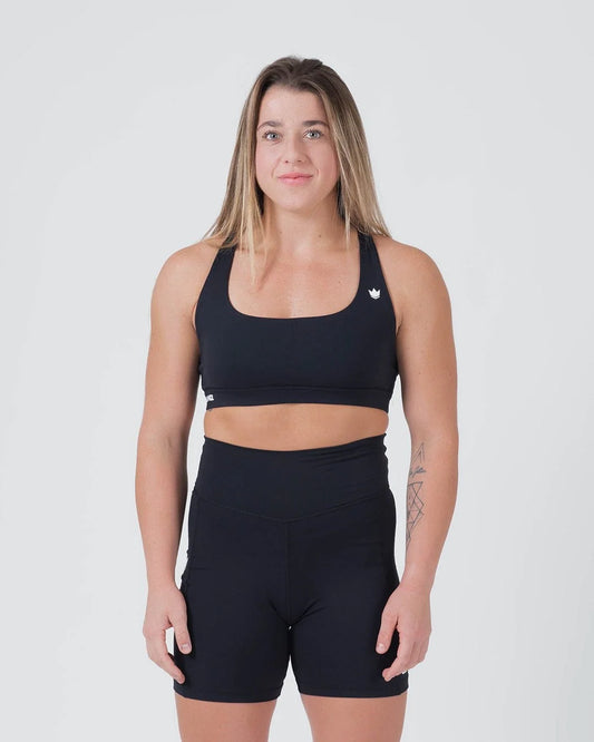 Soutien-gorge de sport pour femmes Kingz Kore - Noir