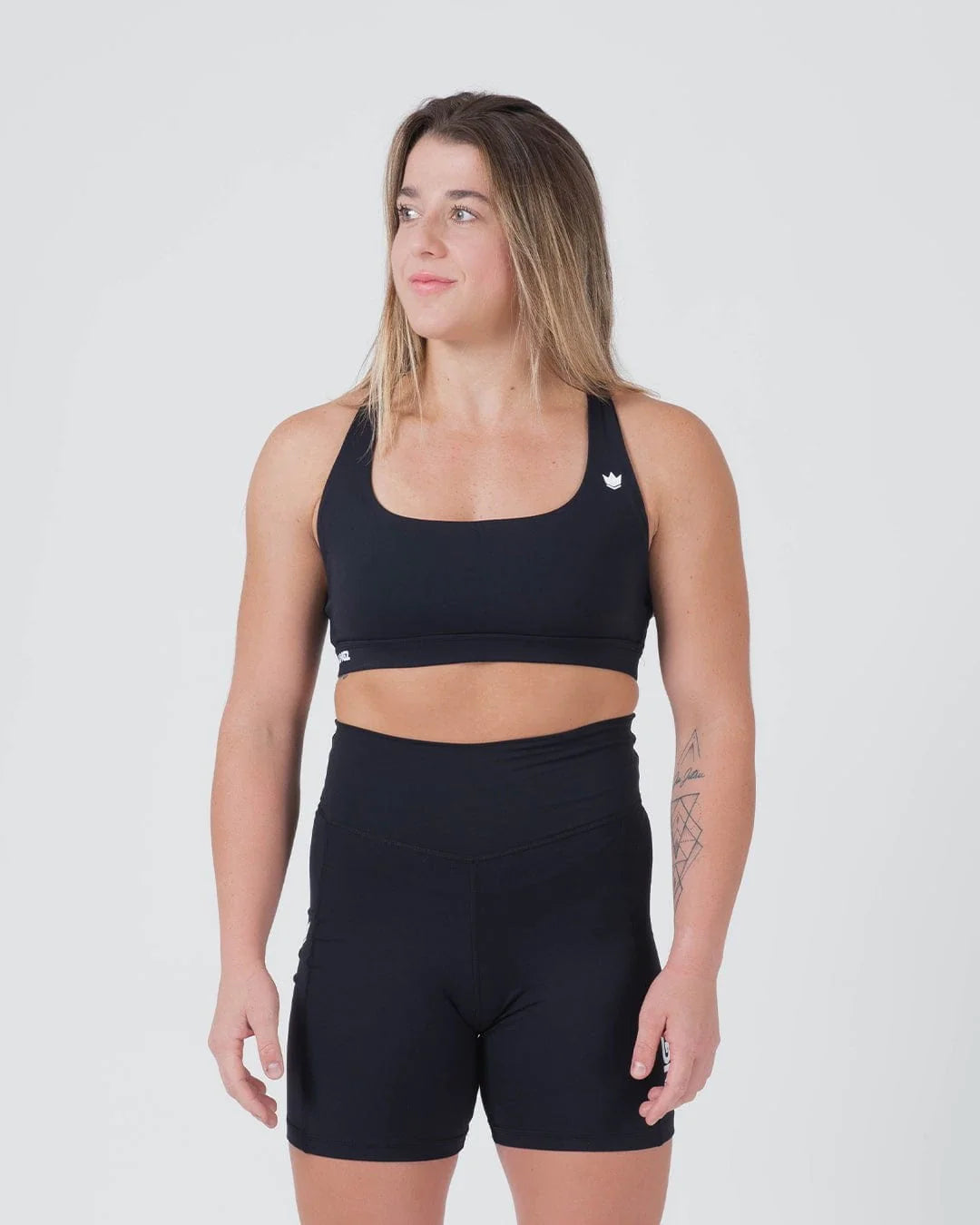 Soutien-gorge de sport pour femmes Kingz Kore - Noir