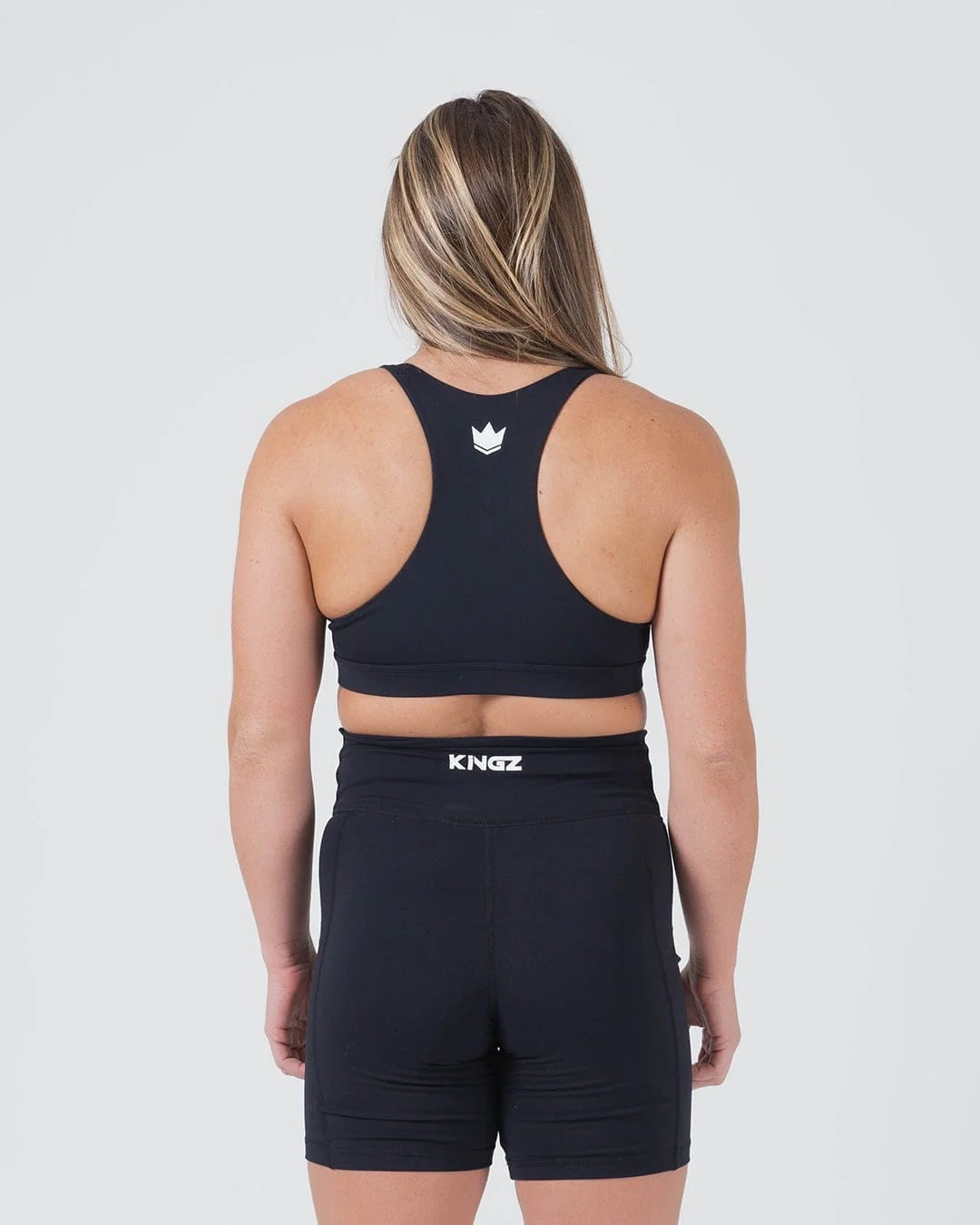 Soutien-gorge de sport pour femmes Kingz Kore - Noir