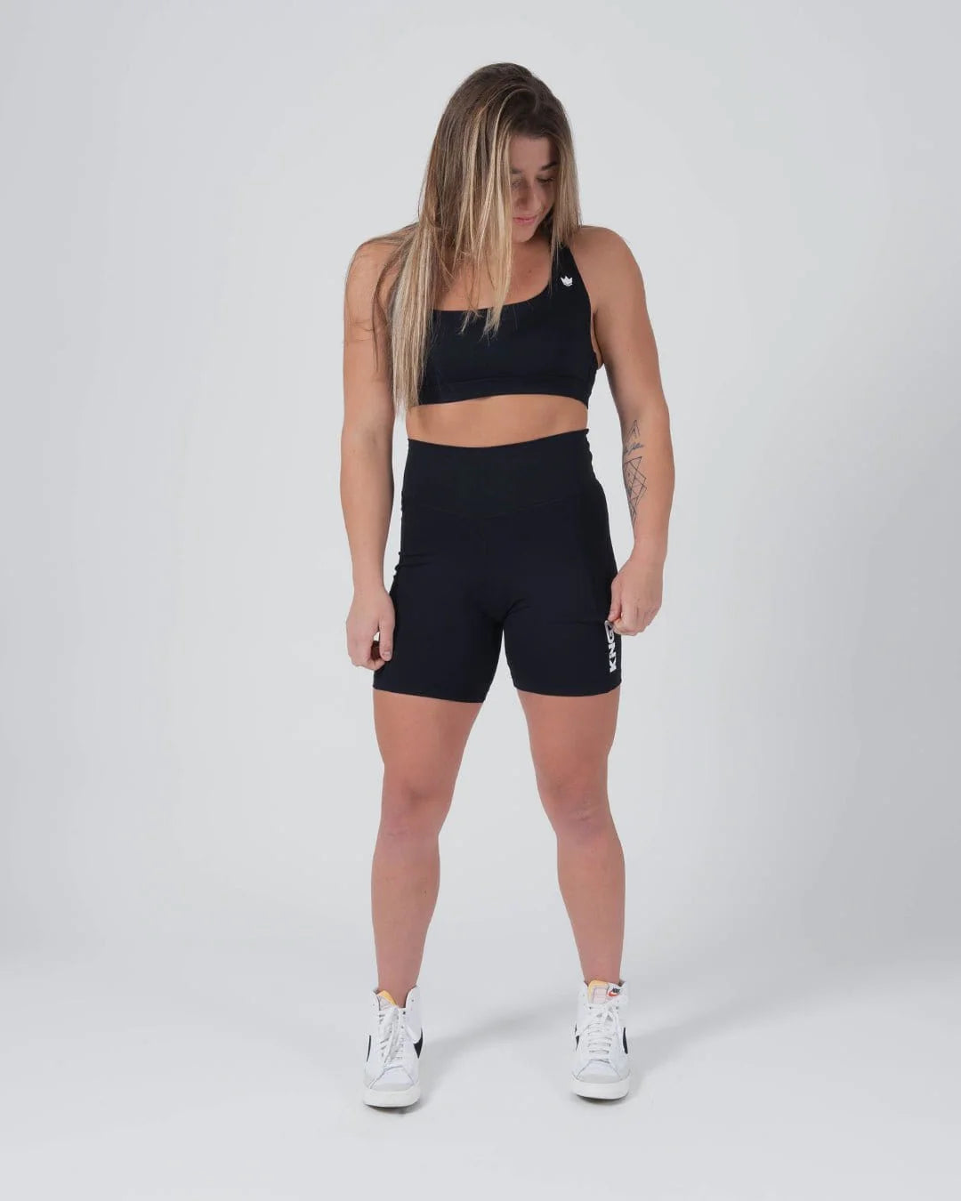 Soutien-gorge de sport pour femmes Kingz Kore - Noir