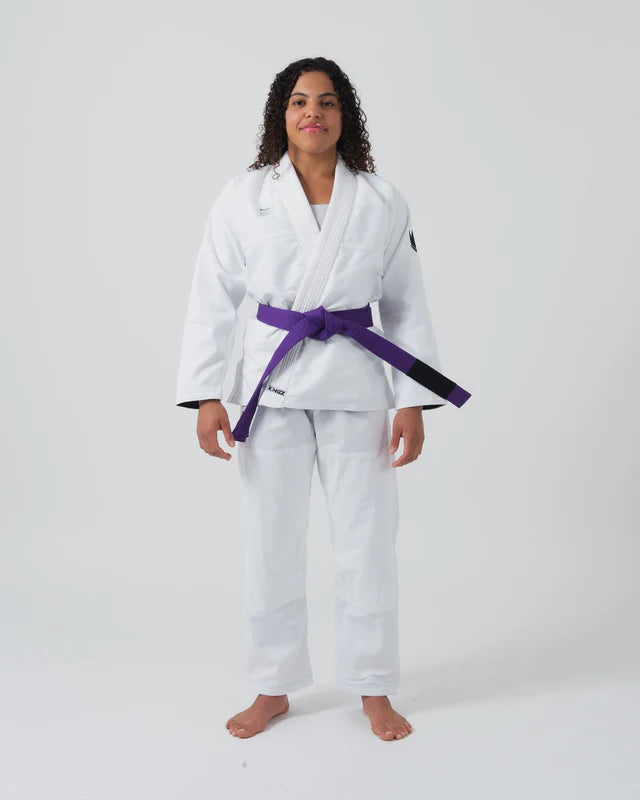 KINGZ Kore V2 Women's Jiu Jitsu Gi - Weiss - FIGHTWEAR
