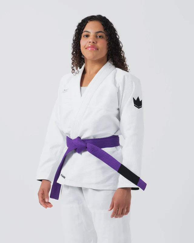 KINGZ Kore V2 Women's Jiu Jitsu Gi - Weiss - FIGHTWEAR