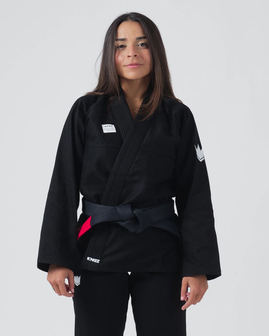 KINGZ Kore V2 Women's Jiu Jitsu Gi - Schwarz - 2024 Edition