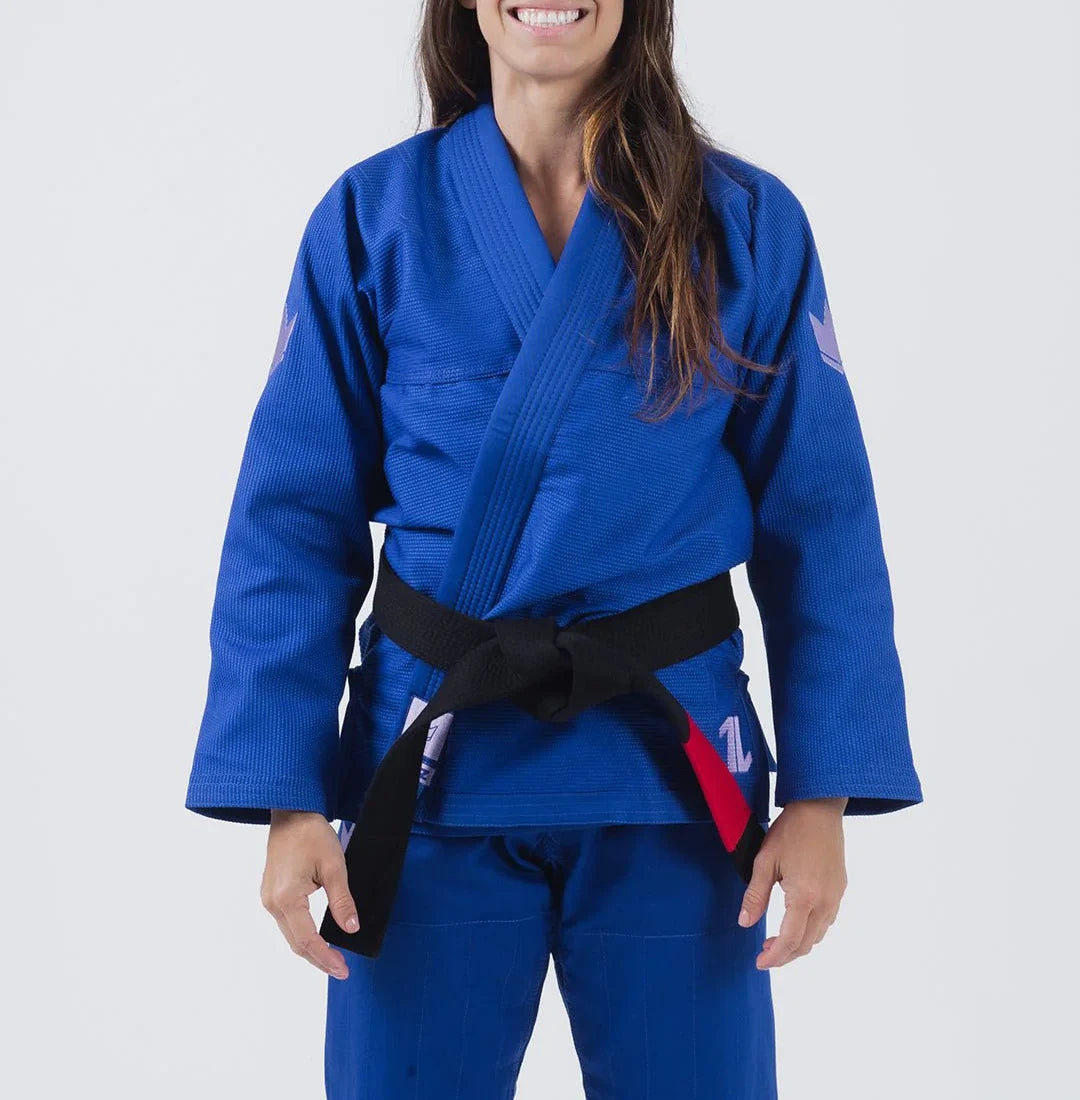 Kingz The ONE Womens Jiu Jitsu Gi - Blau/Lavendel - FIGHTWEAR