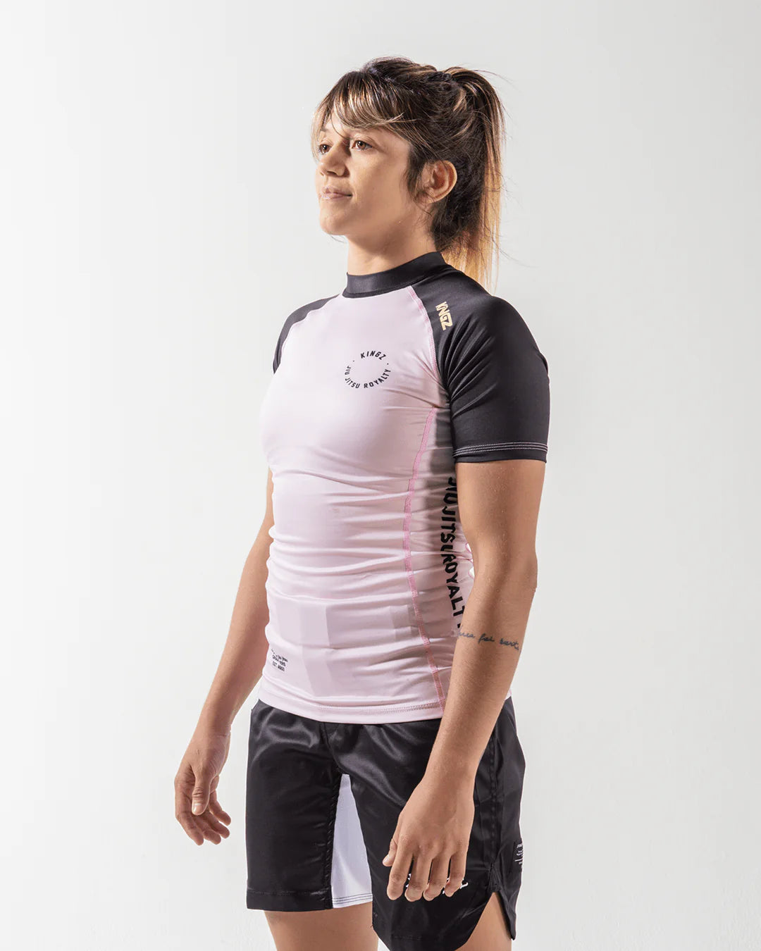 Rashguard Femme Kingz Born To Rule - Rose