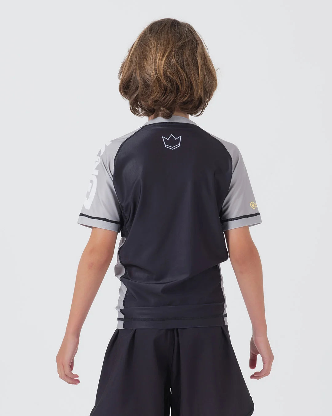 Kingz Ranked Youth S/S Rashguard - Grau