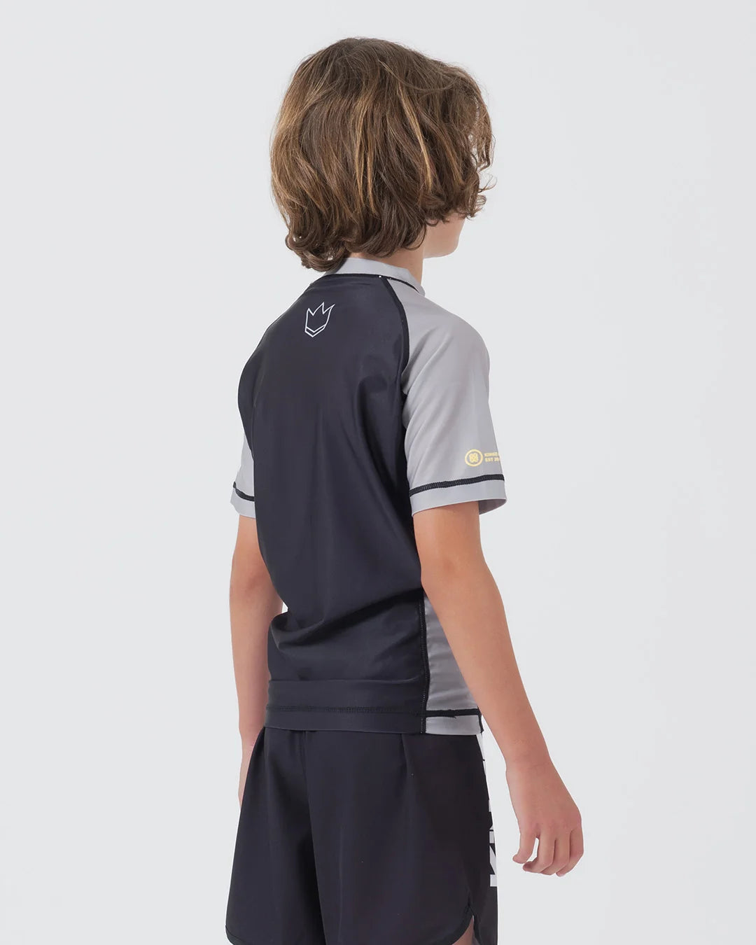 Kingz Ranked Youth S/S Rashguard - Grau