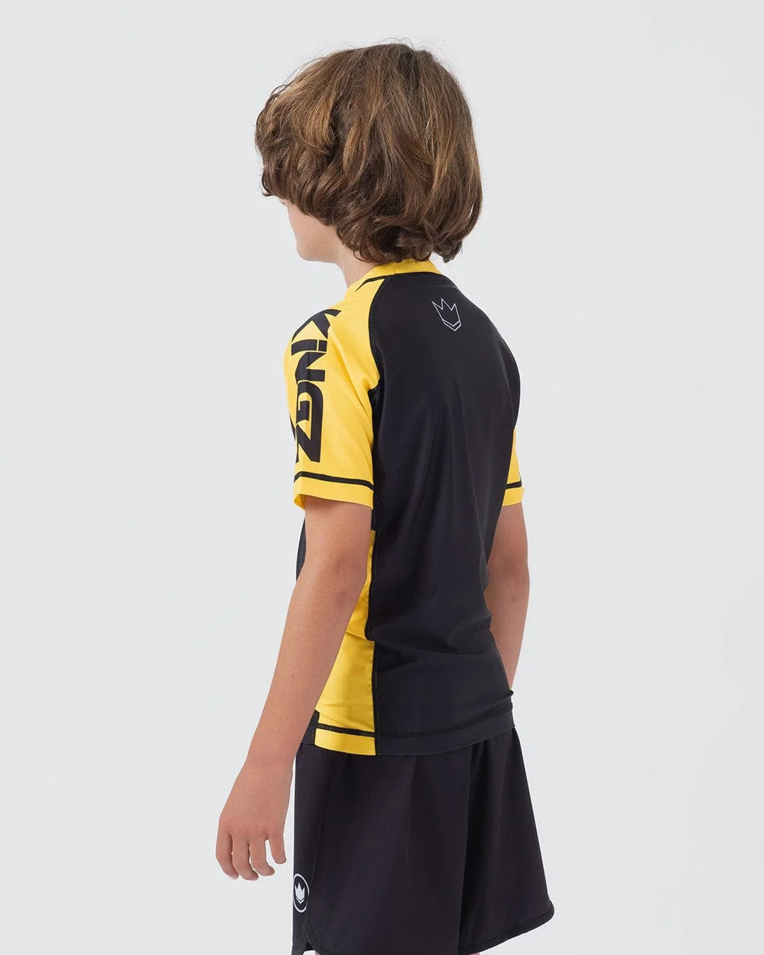 Kingz Ranked Youth S/S Rashguard - Gelb