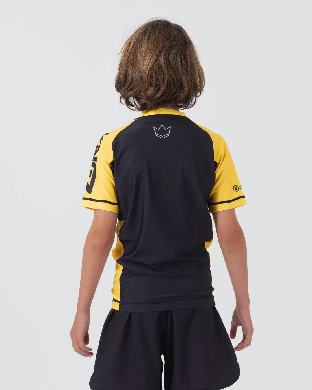 Kingz Ranked Youth S/S Rashguard - Gelb