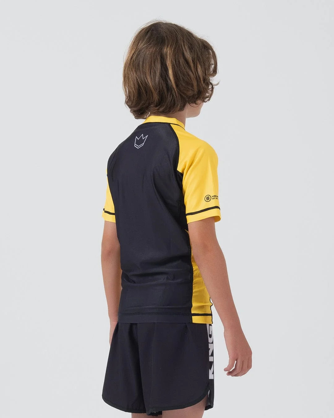 Kingz Ranked Youth S/S Rashguard - Gelb