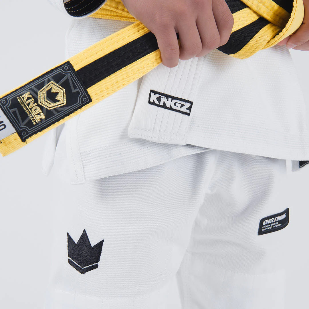 Kingz Kore V2 Gi Jiu Jitsu Enfant - Blanc 