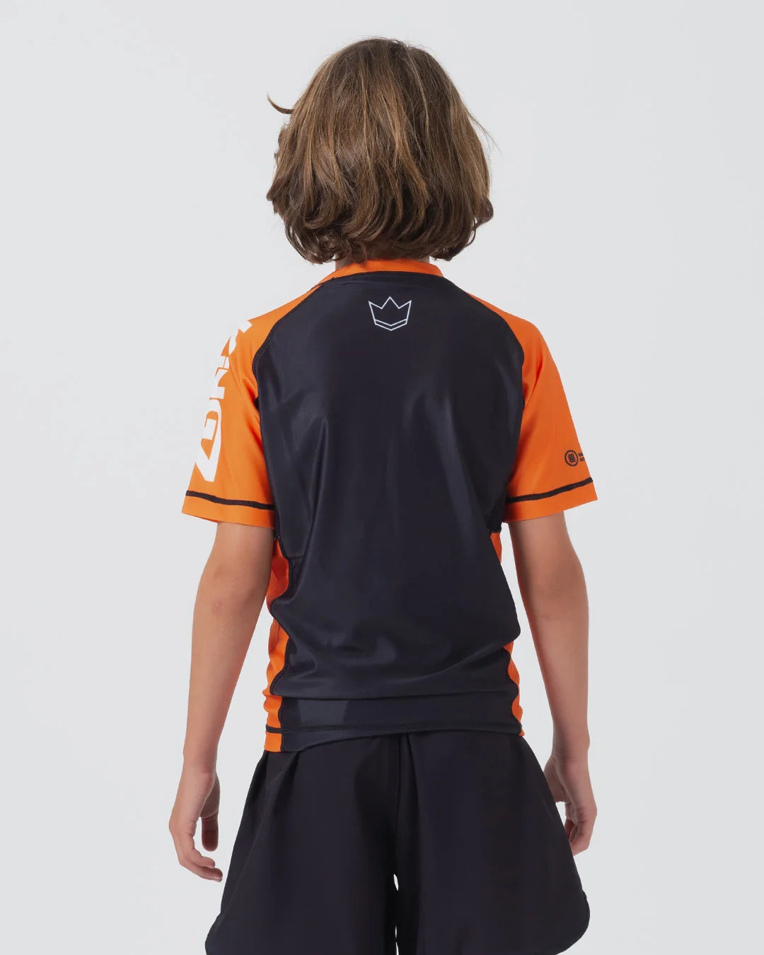 Kingz Ranked Youth S/S Rashguard - Orange