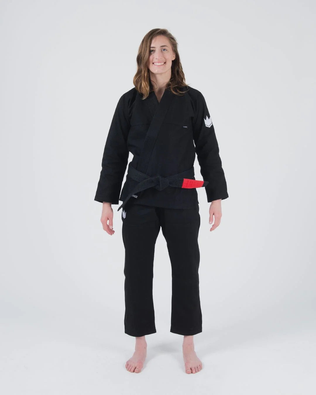 KINGZ Kore V2 Women's Jiu Jitsu Gi - Schwarz - FIGHTWEAR