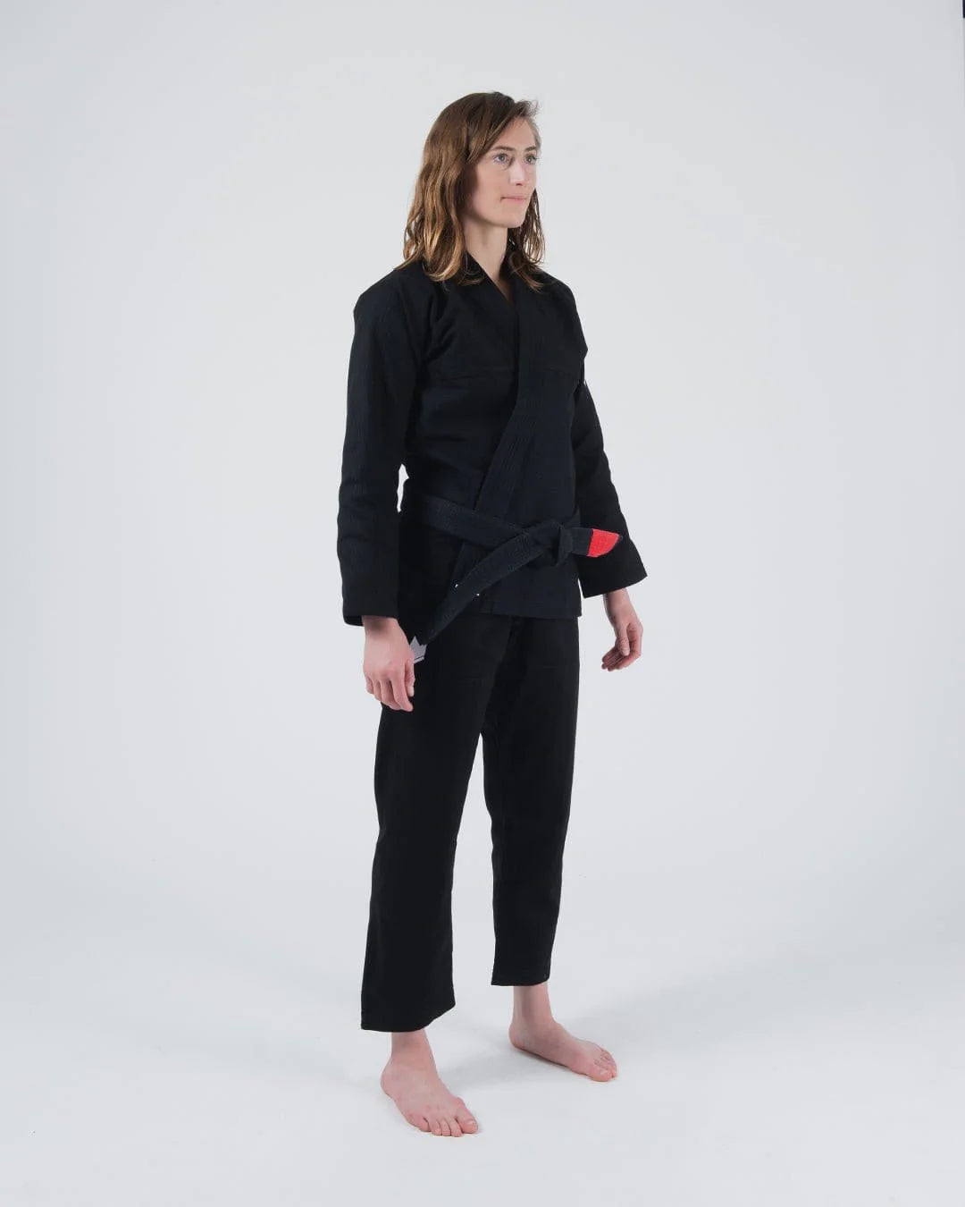 KINGZ Kore V2 Women's Jiu Jitsu Gi - Schwarz - FIGHTWEAR