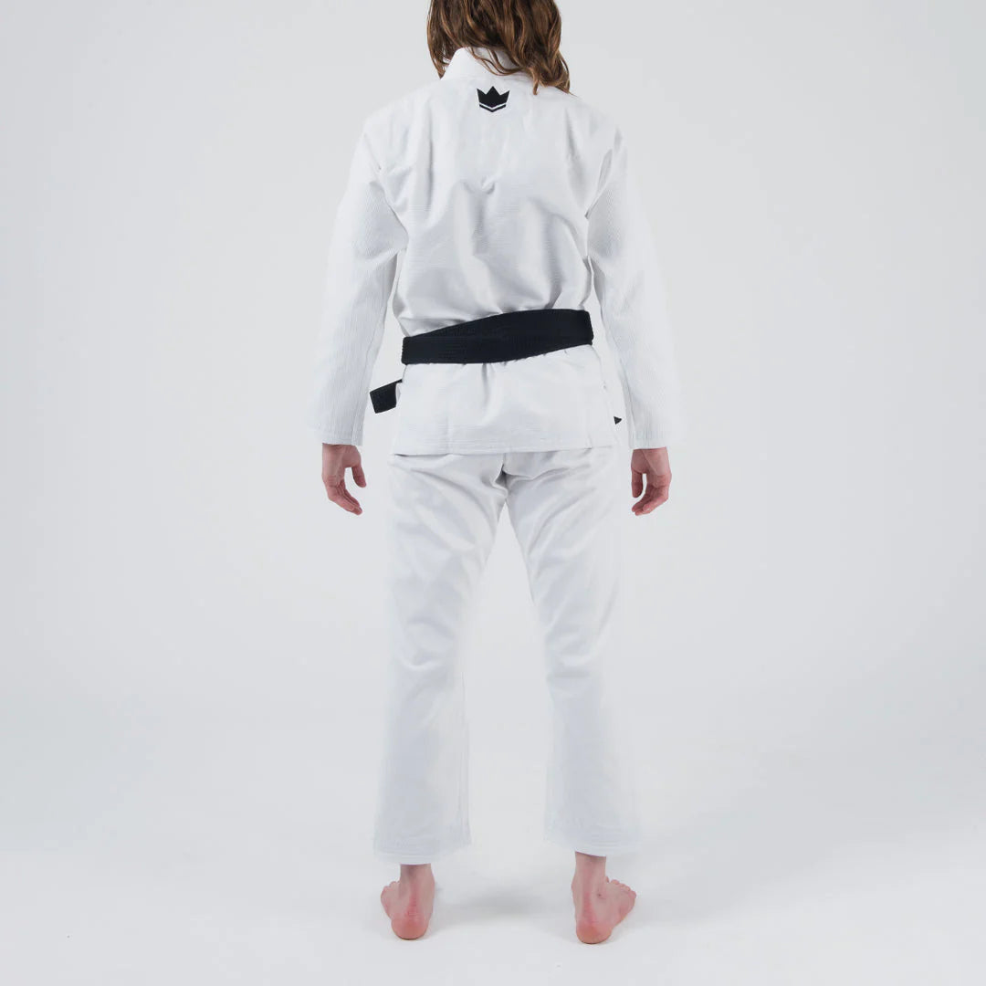 KINGZ Kore V2 Women's Jiu Jitsu Gi - Weiss - FIGHTWEAR