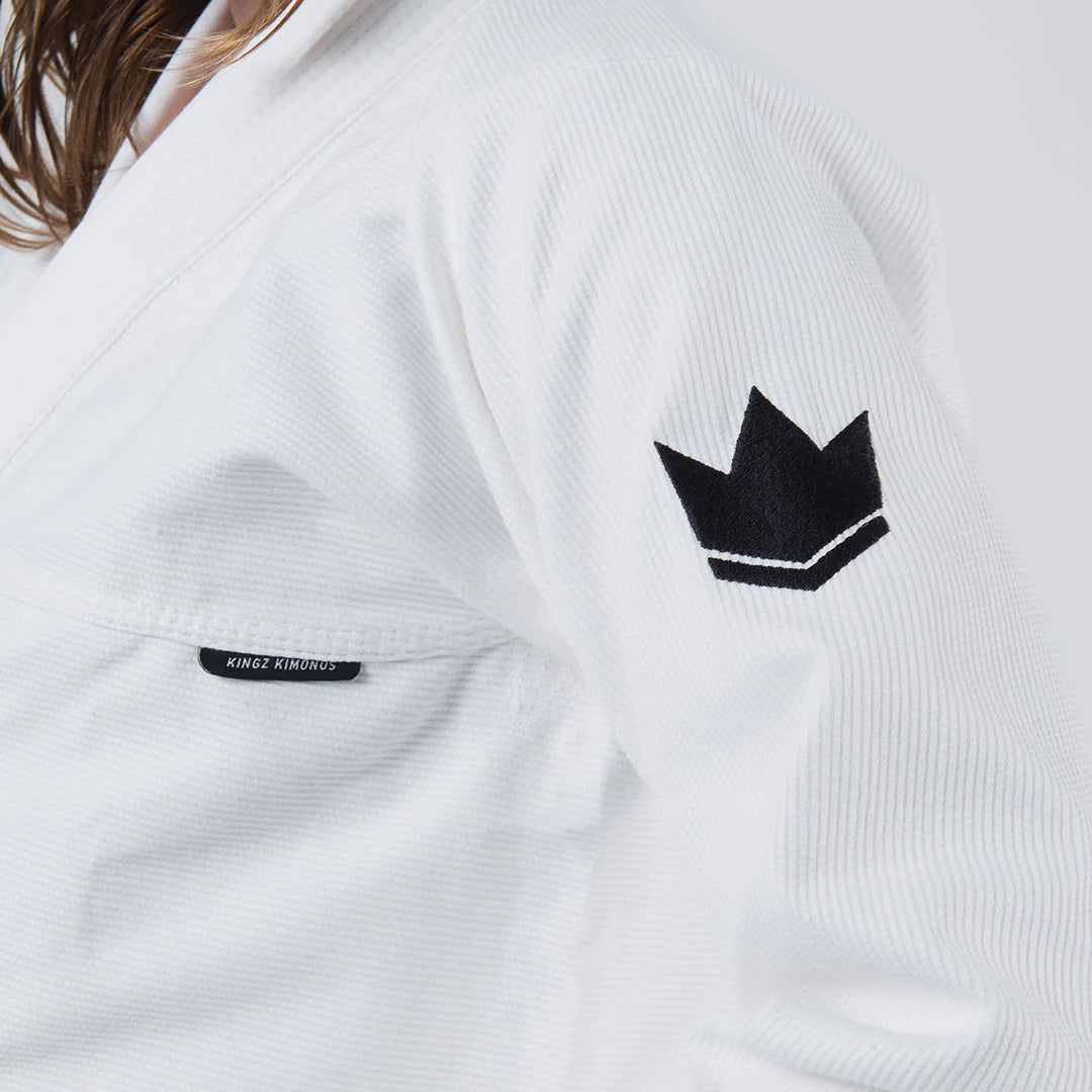 KINGZ Kore V2 Women's Jiu Jitsu Gi - Weiss