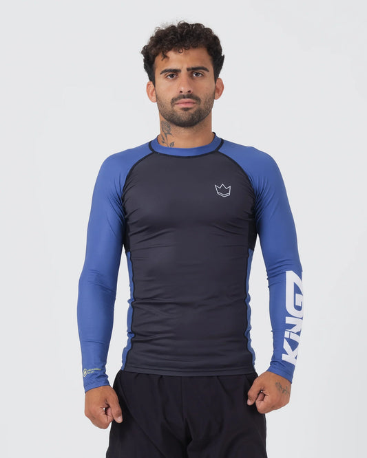 Rashguard L/S Kingz Ranked Performance V2 - Bleu