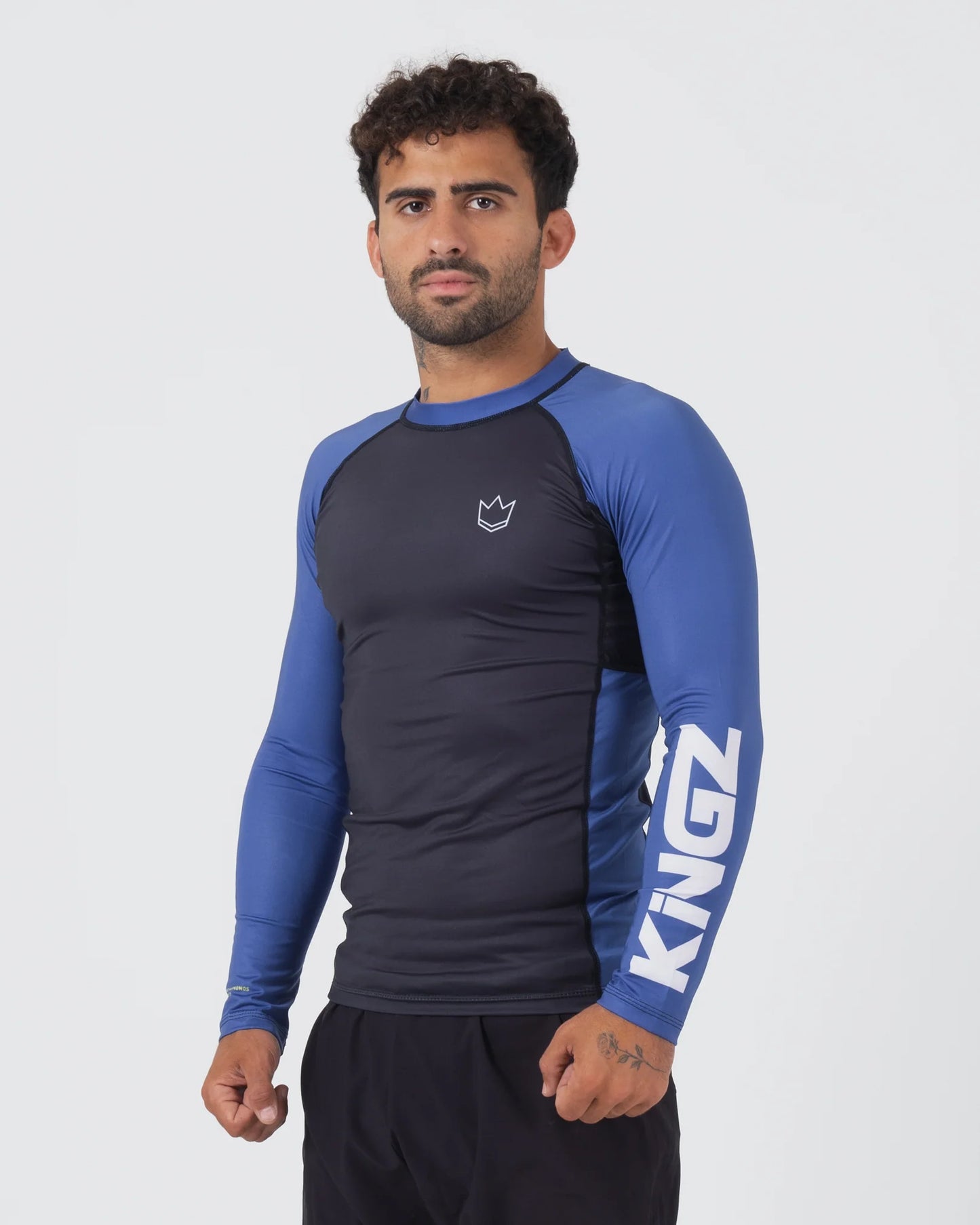 Rashguard L/S Kingz Ranked Performance V2 - Bleu