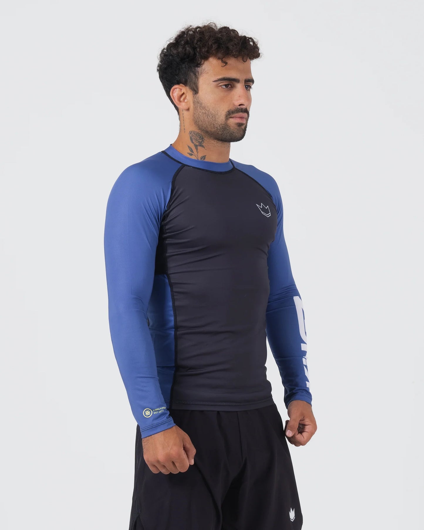 Rashguard L/S Kingz Ranked Performance V2 - Bleu