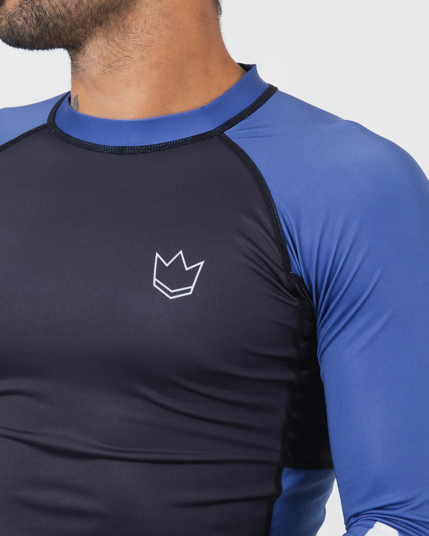 Rashguard L/S Kingz Ranked Performance V2 - Bleu