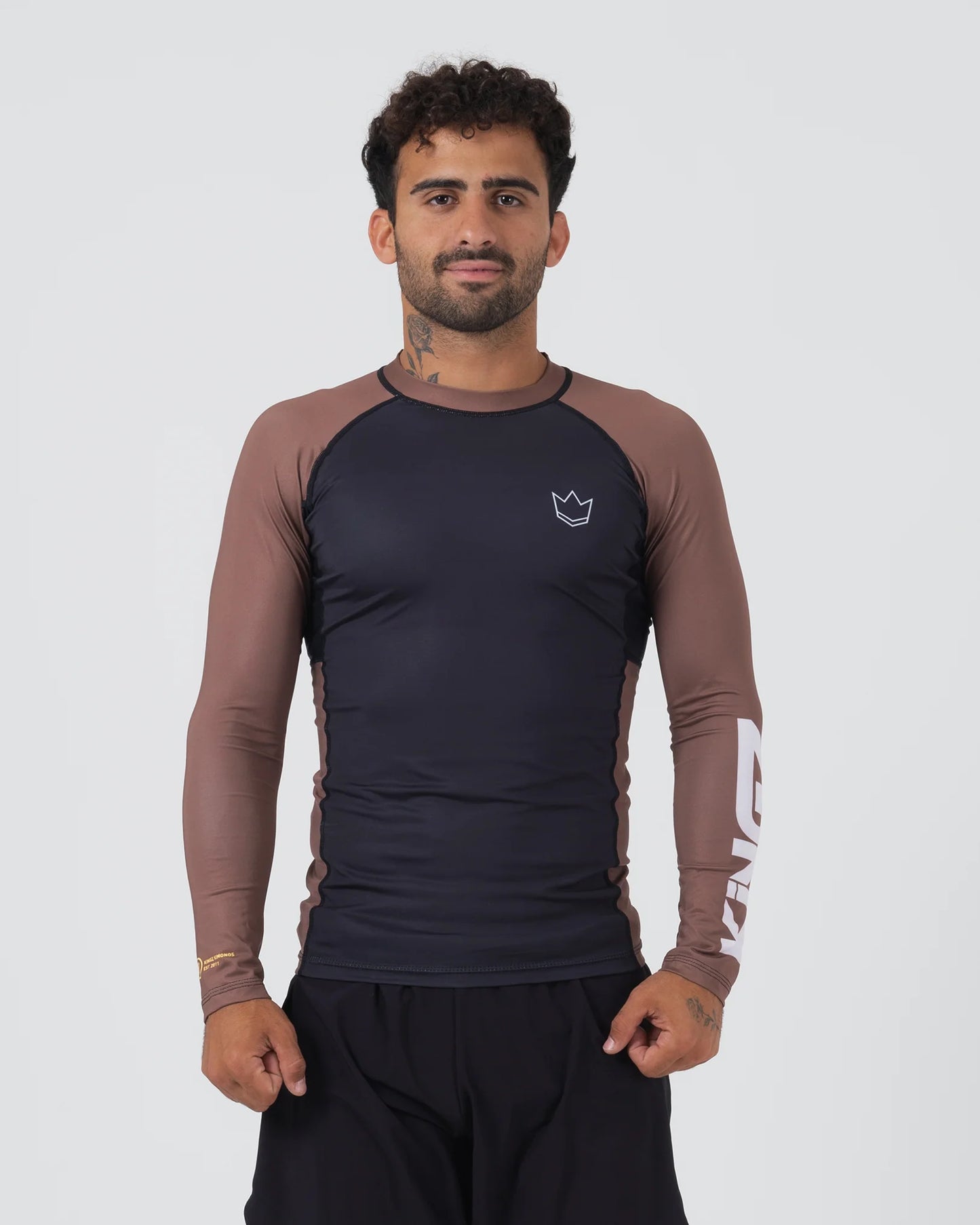 Rashguard L/S Kingz Ranked Performance V2 - Marron