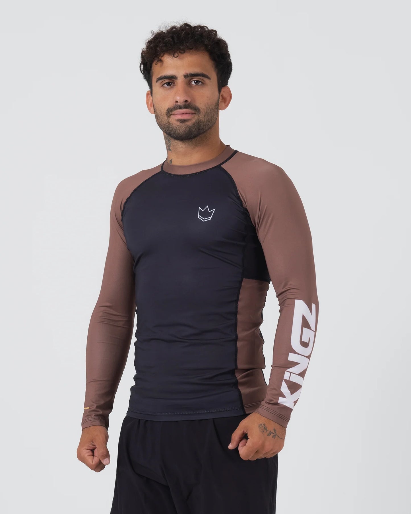 Rashguard L/S Kingz Ranked Performance V2 - Marron