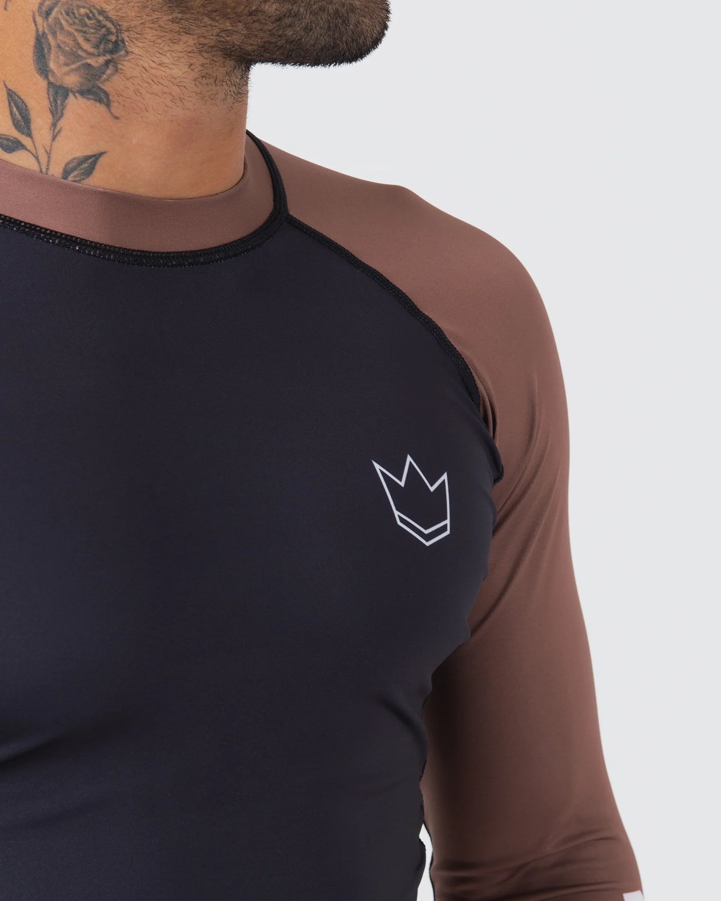 Rashguard L/S Kingz Ranked Performance V2 - Marron