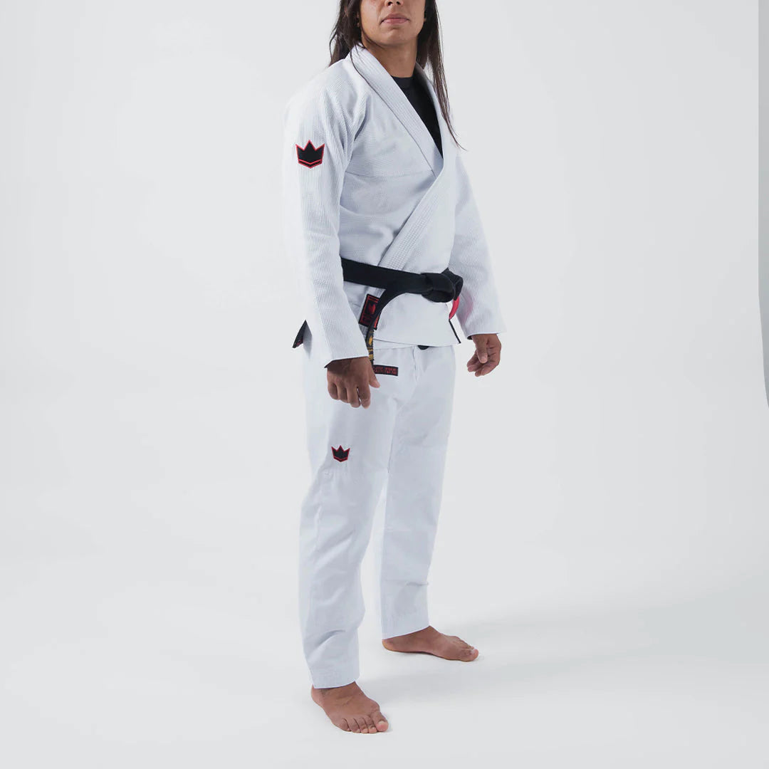 Gi de Jiu Jitsu Brésilien Kingz Ultralight 2.0 pour Femme - Blanc