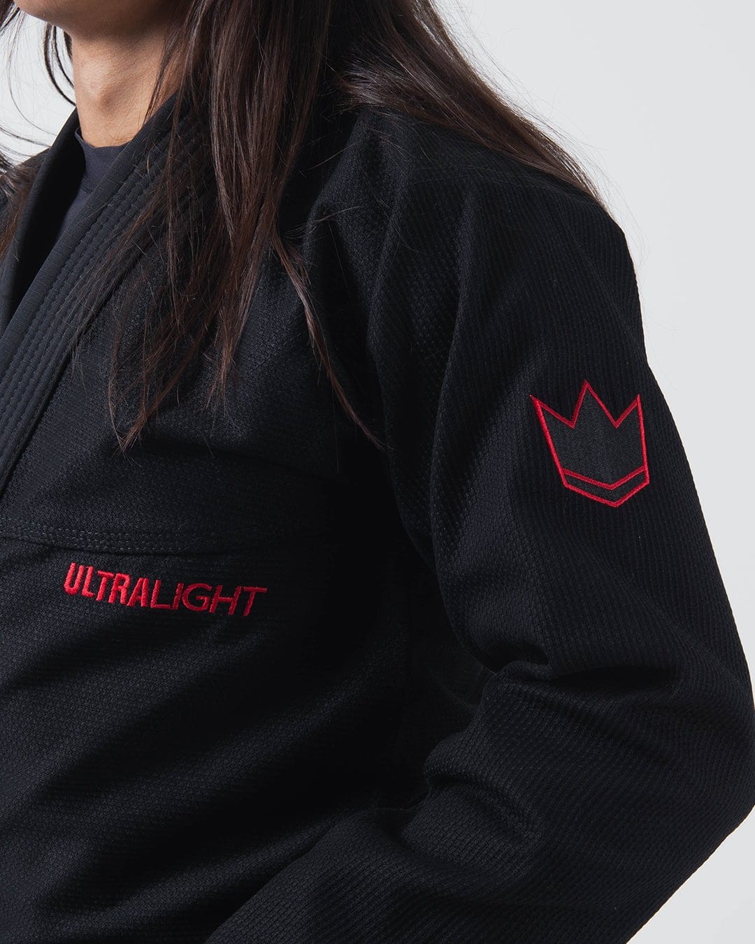 Gi de Jiu Jitsu Brésilien Kingz Ultralight 2.0 pour Femme - Noir
