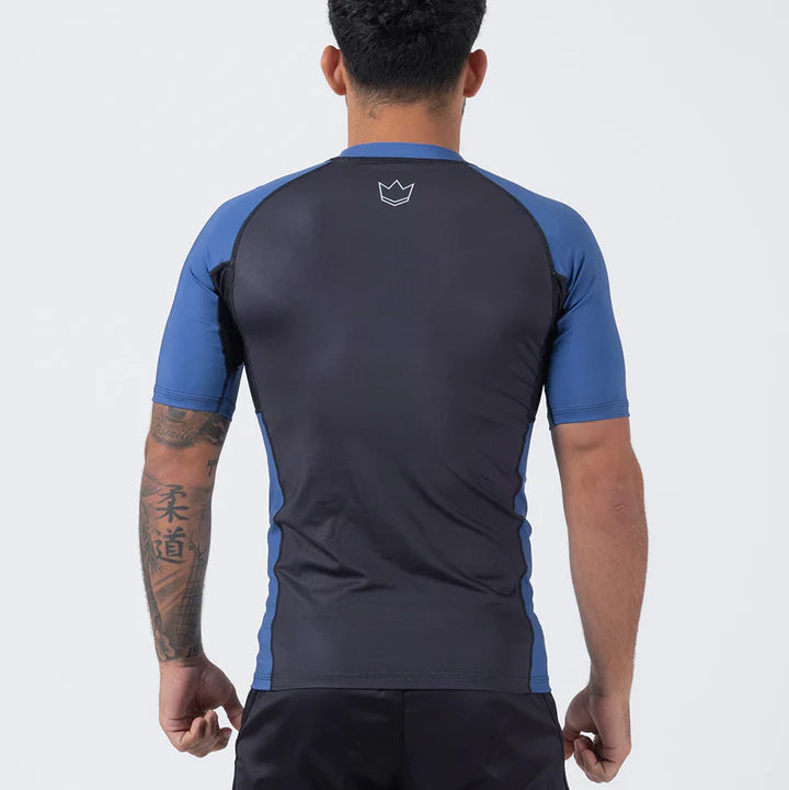 Kingz Ranked Performance V2 S/S Rashguard - Blau