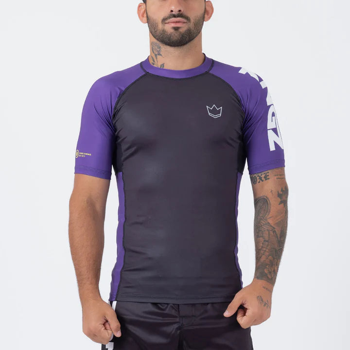 Kingz Ranked Performance V2 S/S Rashguard - Violett