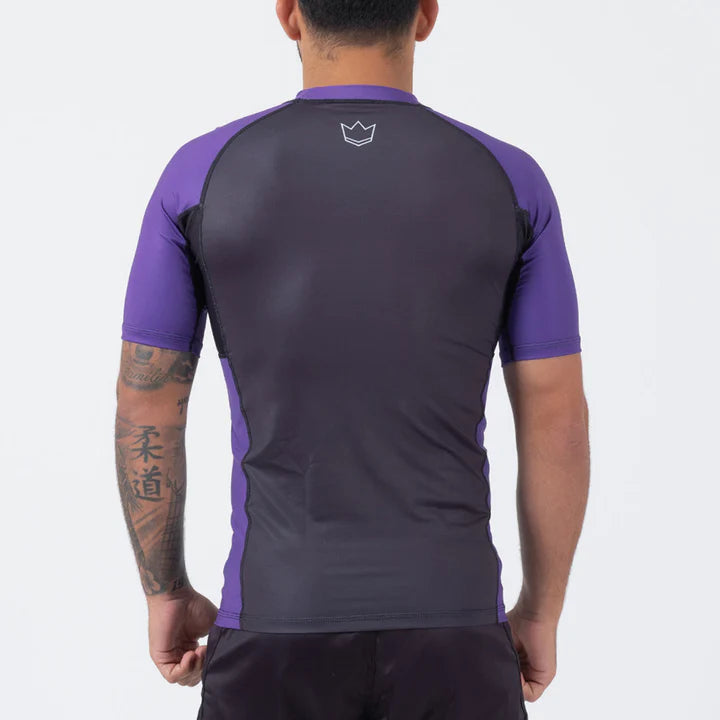 Kingz Ranked Performance V2 S/S Rashguard - Violett