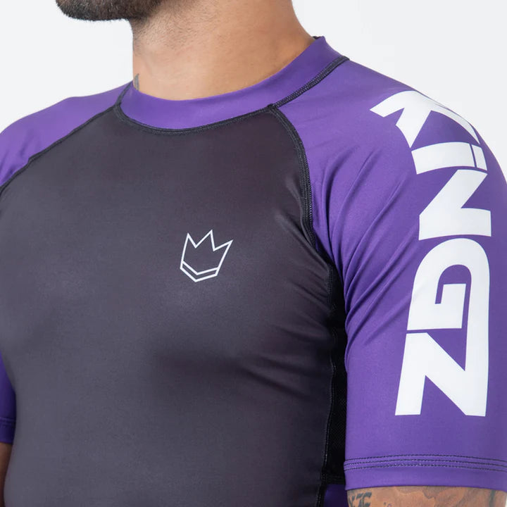 Kingz Ranked Performance V2 S/S Rashguard - Violett