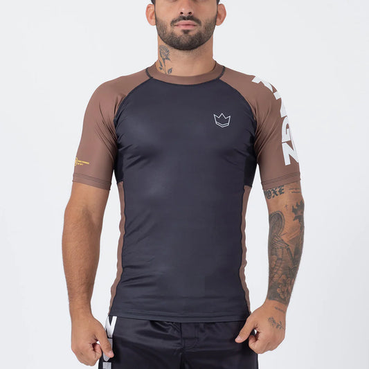 Kingz Ranked Performance V2 S/S Rashguard - Braun