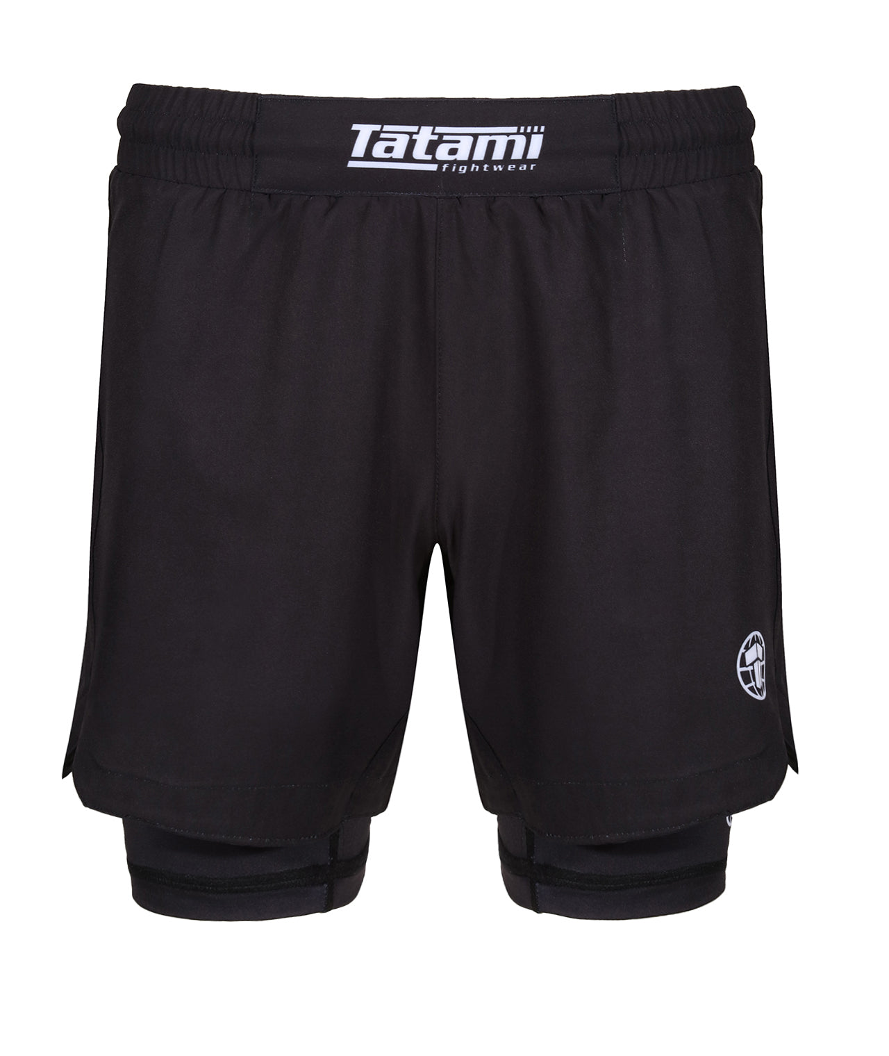 Tatami Dual Layer Grappling Shorts - Schwarz - FIGHTWEAR