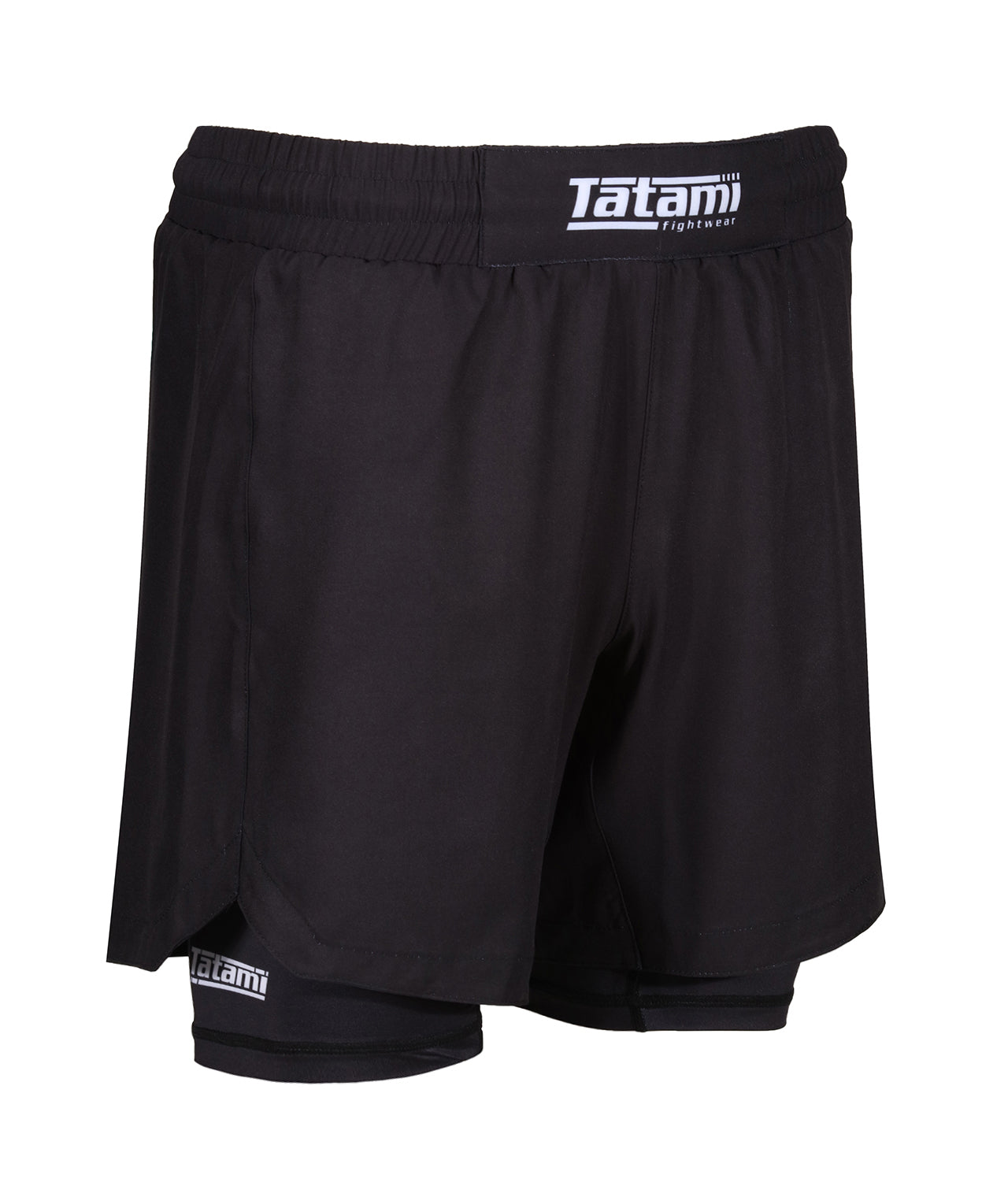 Tatami Dual Layer Grappling Shorts - Schwarz - FIGHTWEAR