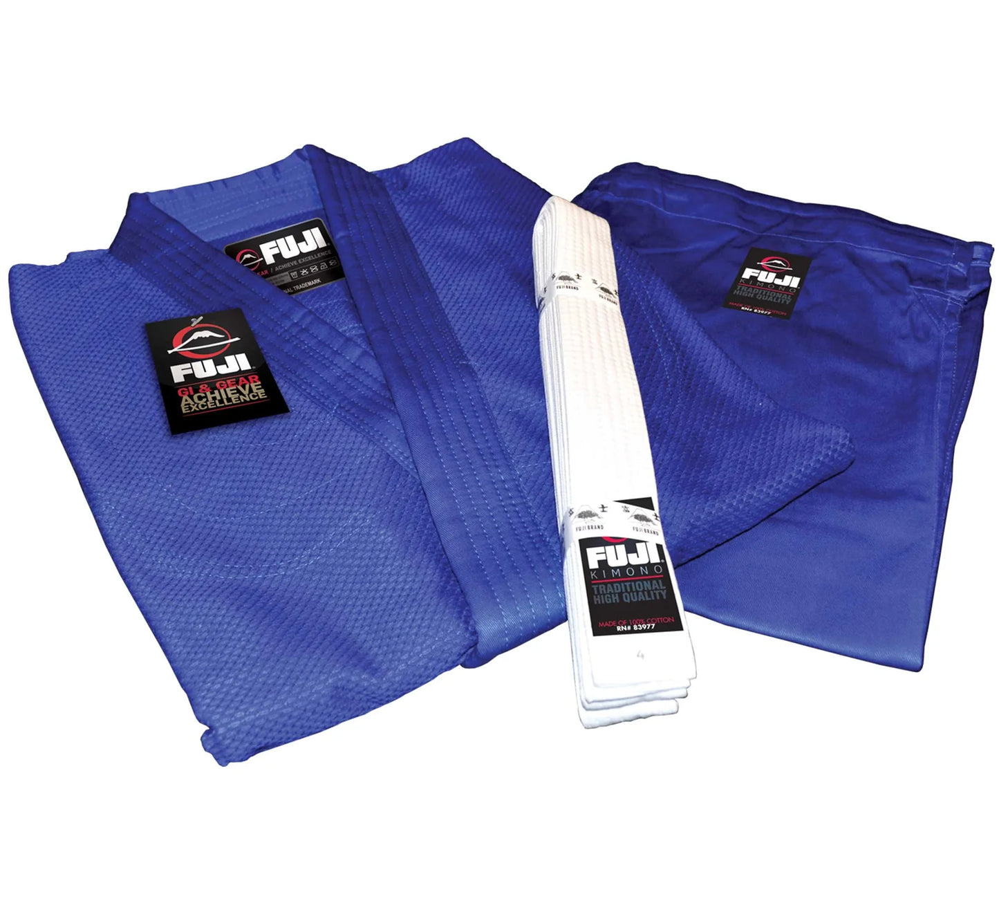 FUJI Single Weave Judo Gi - Blau