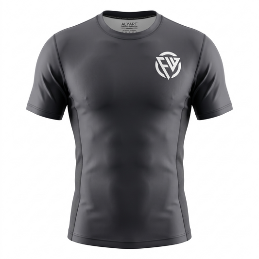 ALYART Pro Rashguard - Schwarz - FIGHTWEAR