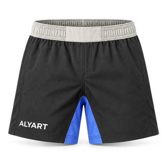 ALYART Midnight High Cut Grappling Shorts - FIGHTWEAR