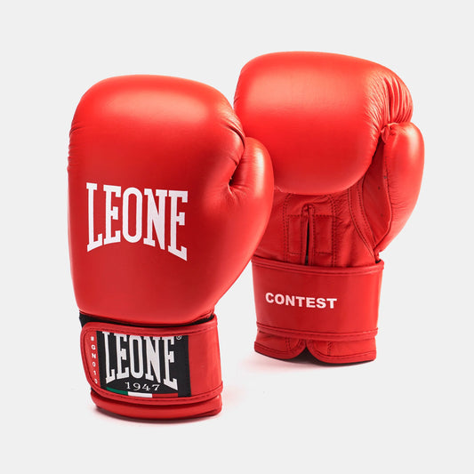 LEONE Wettkampf Boxhandschuhe - Rot - FIGHTWEAR
