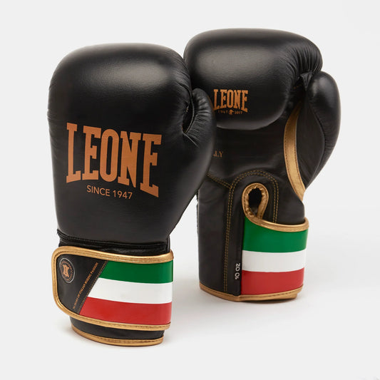 LEONE ITALY'47 Boxhandschuhe - Schwarz - FIGHTWEAR