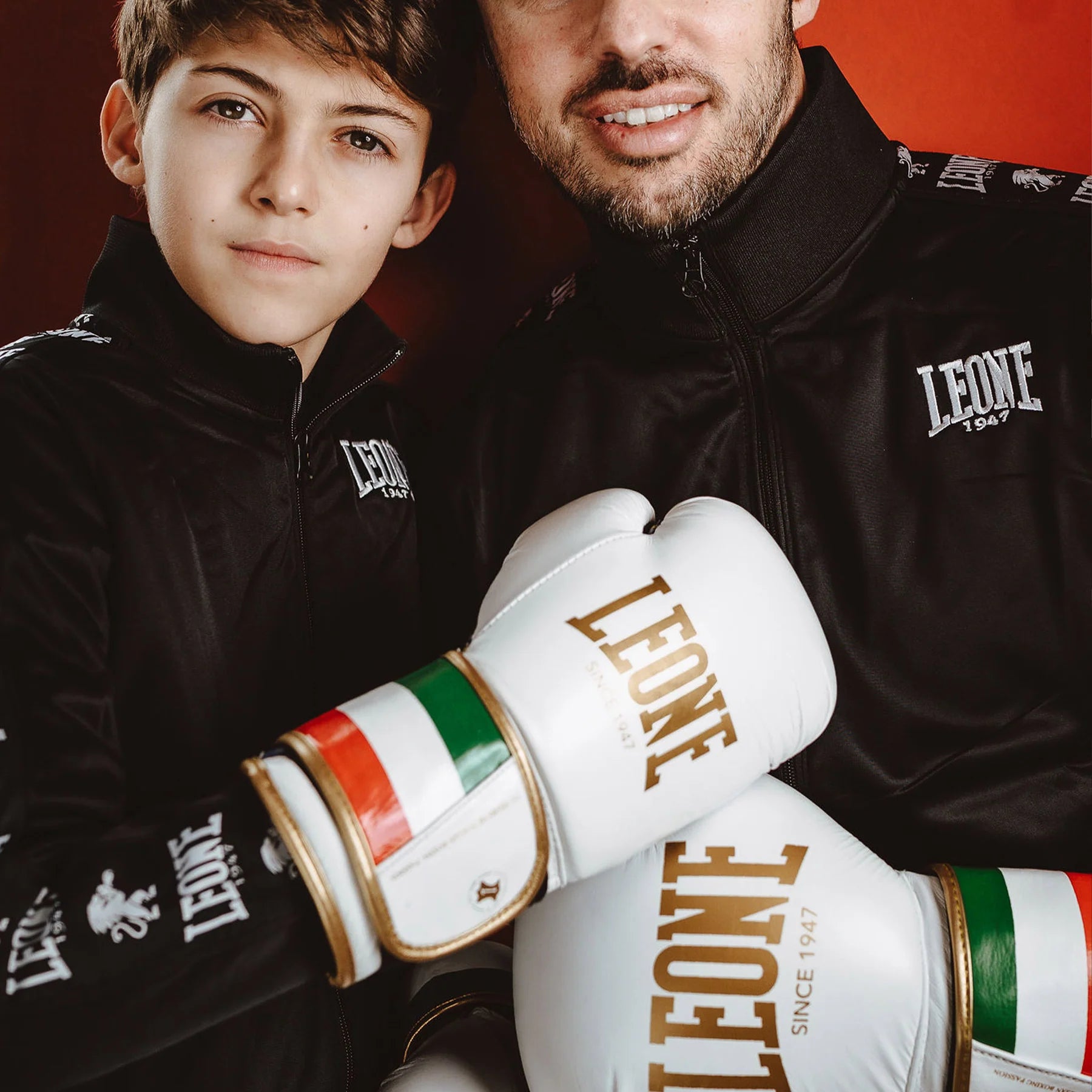 LEONE ITALY'47 Boxhandschuhe - Weiss - FIGHTWEAR