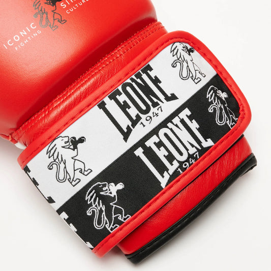 LEONE Boxhandschuhe Iconic - Rot - FIGHTWEAR