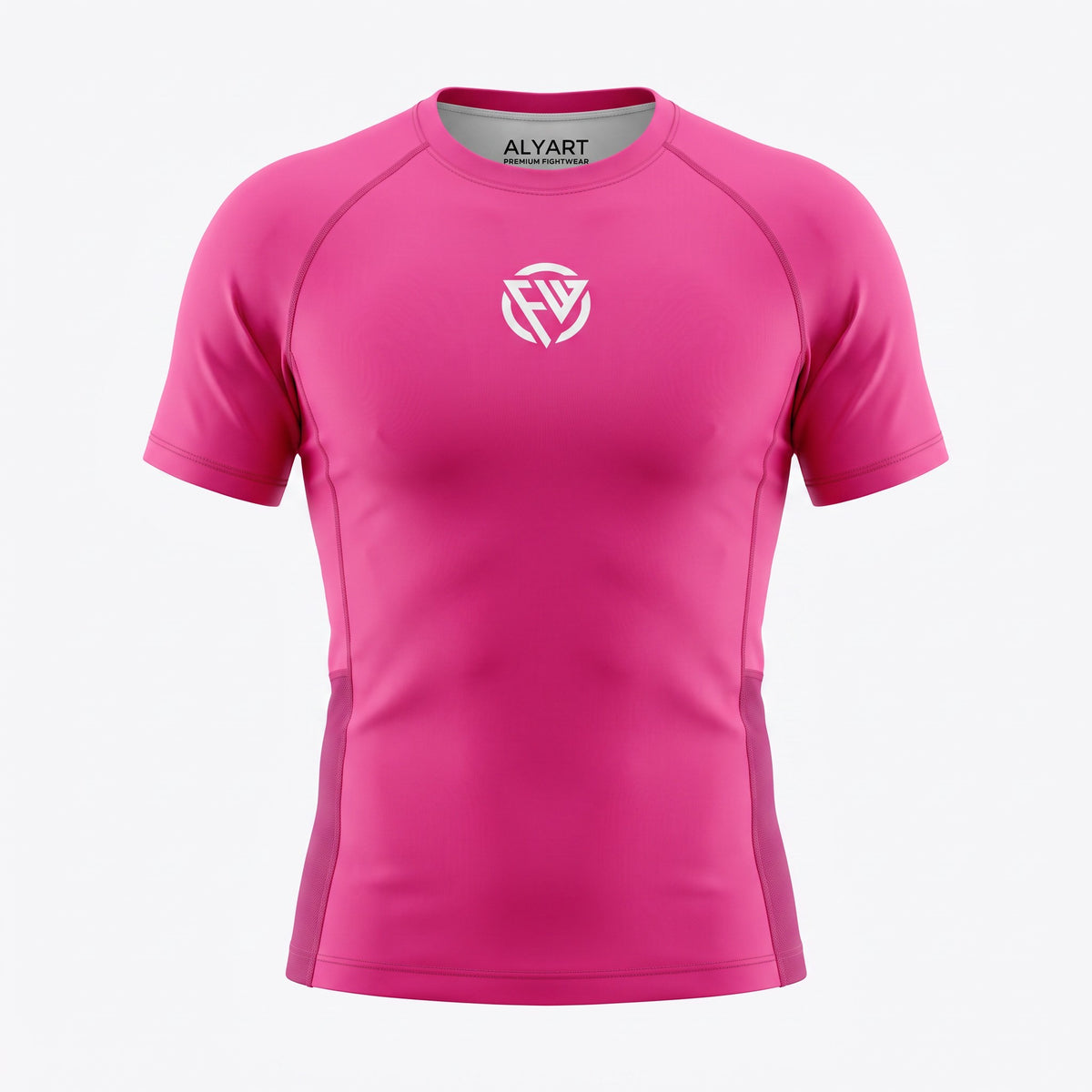 ALYART Core Women’s BJJ Rashguard - Pink - FIGHTWEAR