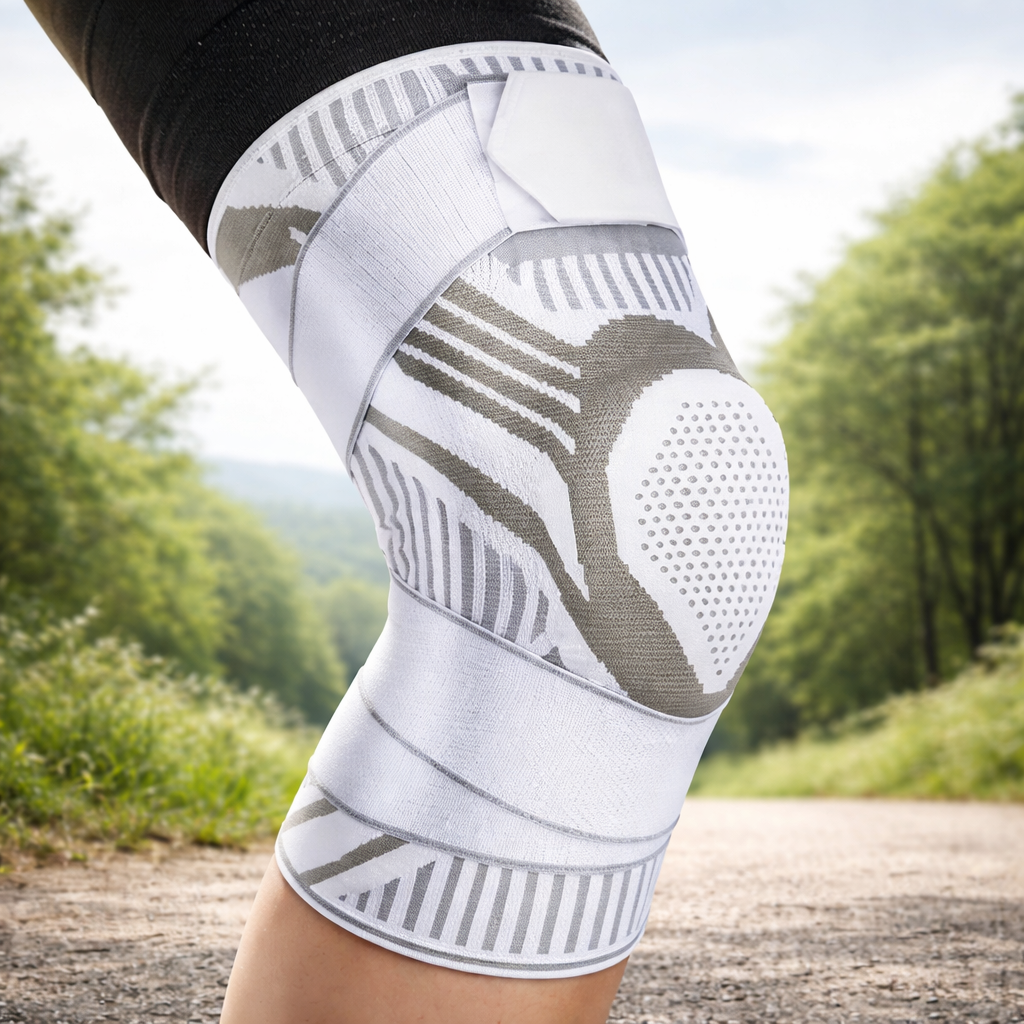 AA+ Performance Kniebandage - Weiss